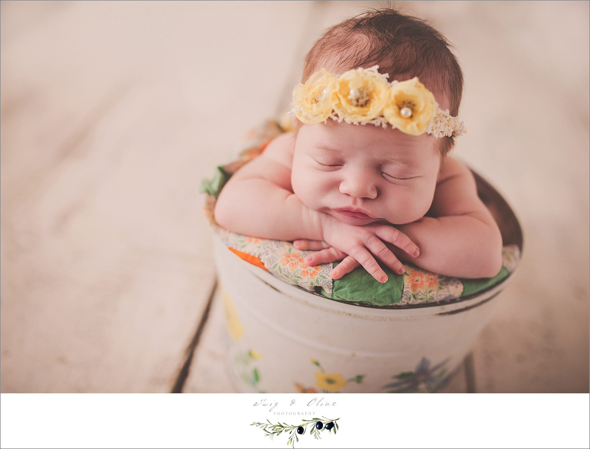 little hands, baskets, rustic, sweet angel, Madison photography newborn session