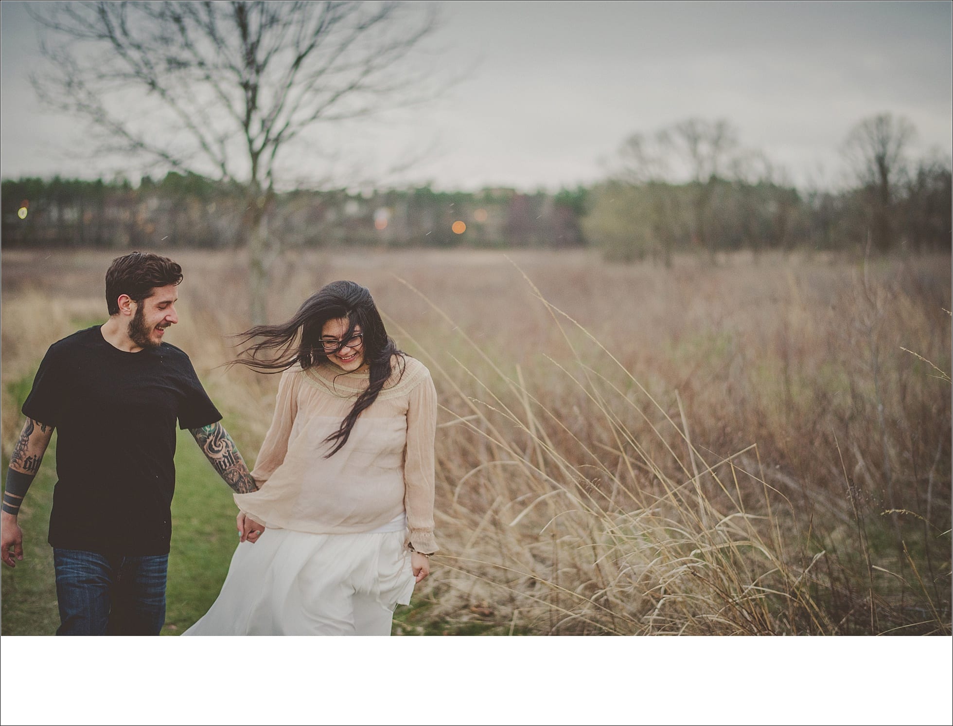 happy couples, outdoor engagement sessions, tattoo's and twig and olive photography