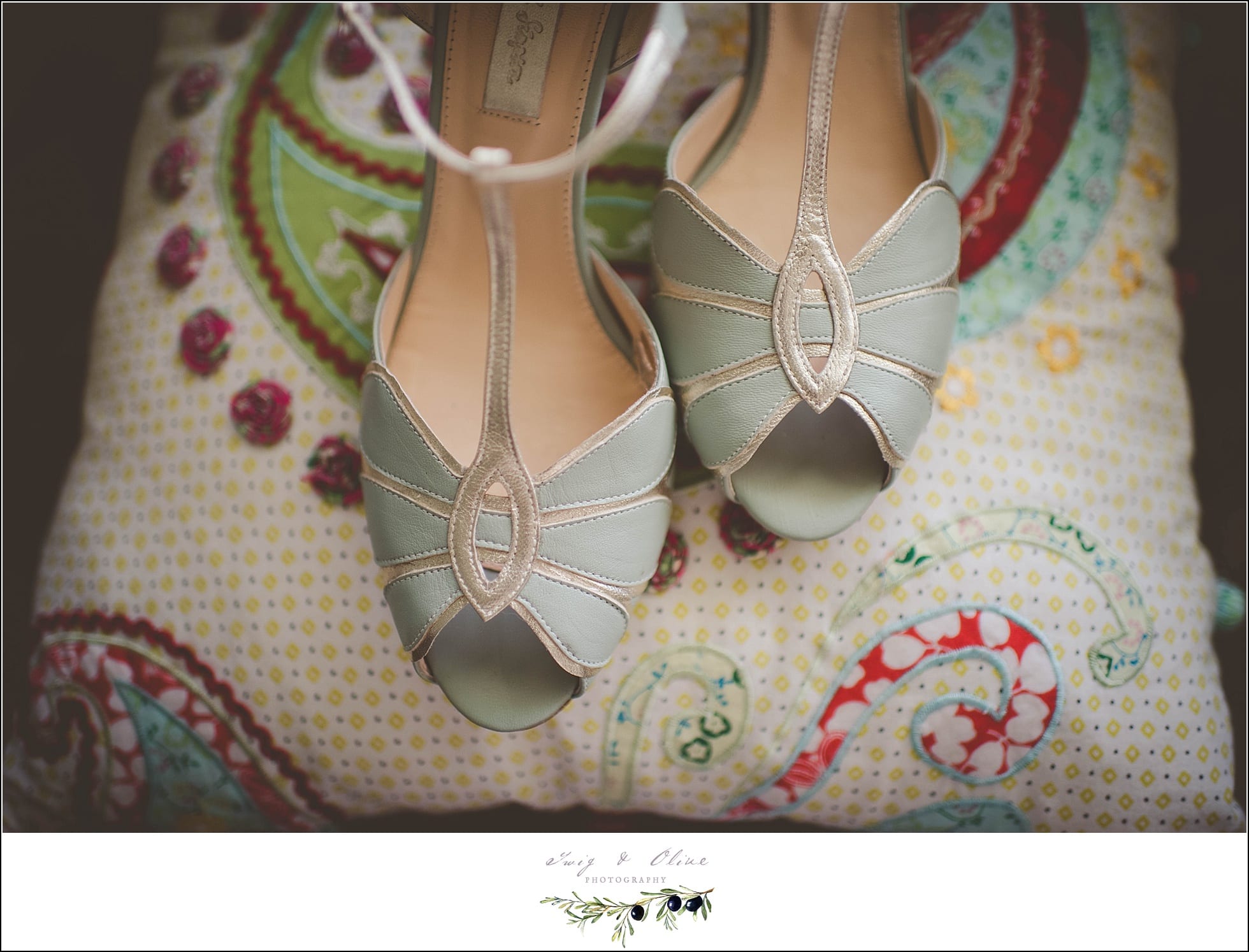 mint green wedding shoes