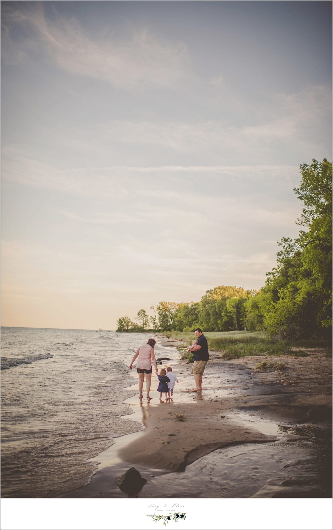 kids, sun, sand, surf, Lake Michigan