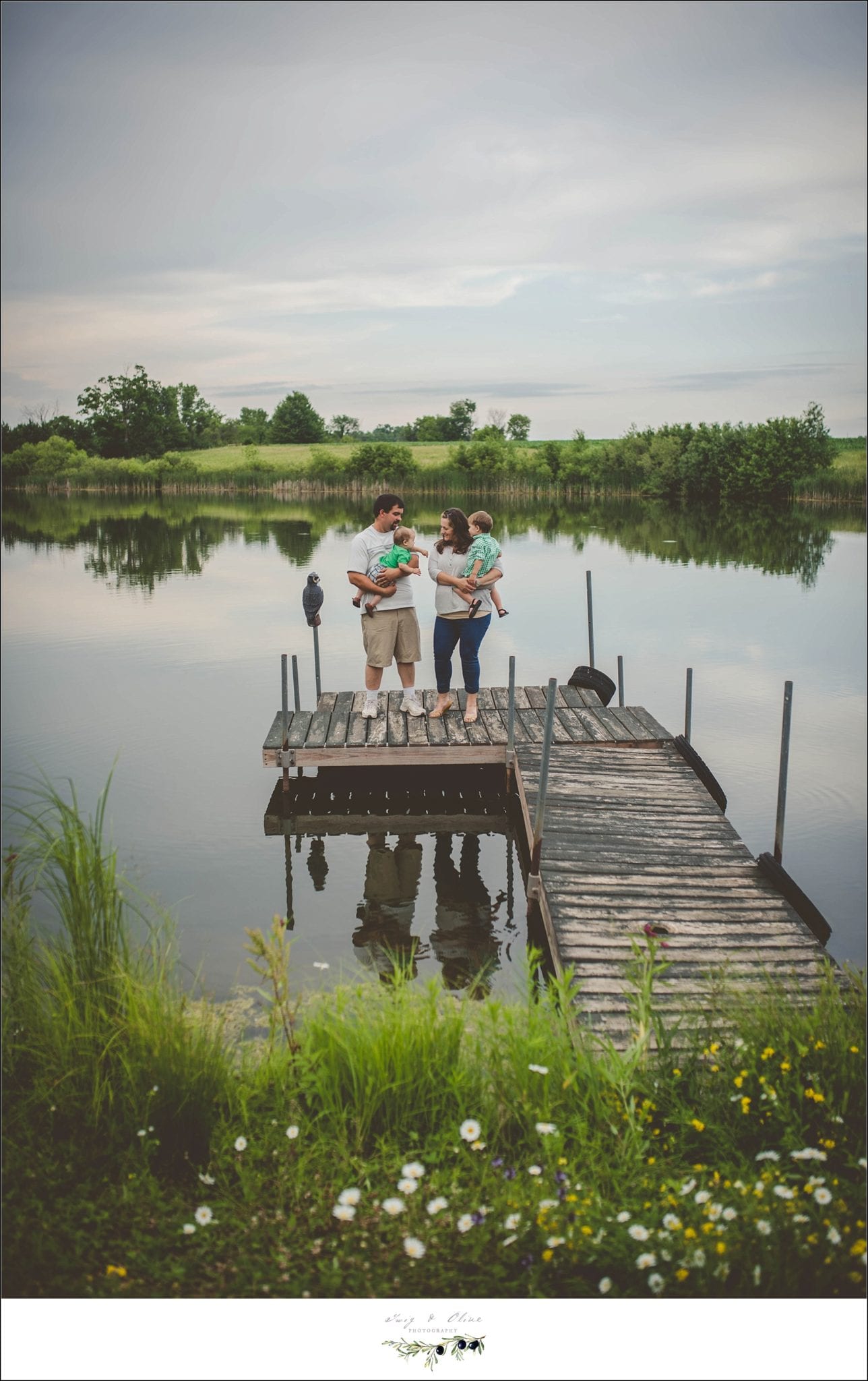 moms and dads, dock, water, north woods