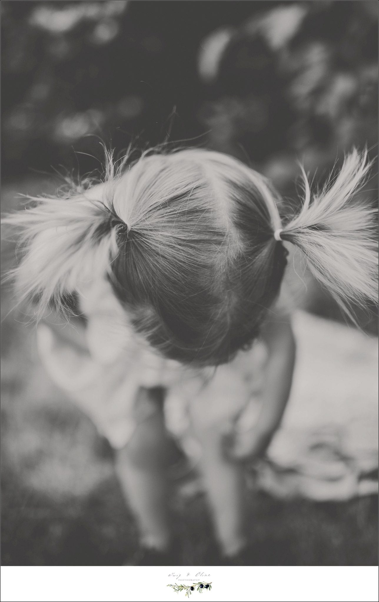 black and white classic images, pigtails, cute kid, little sister, Twig and Olive