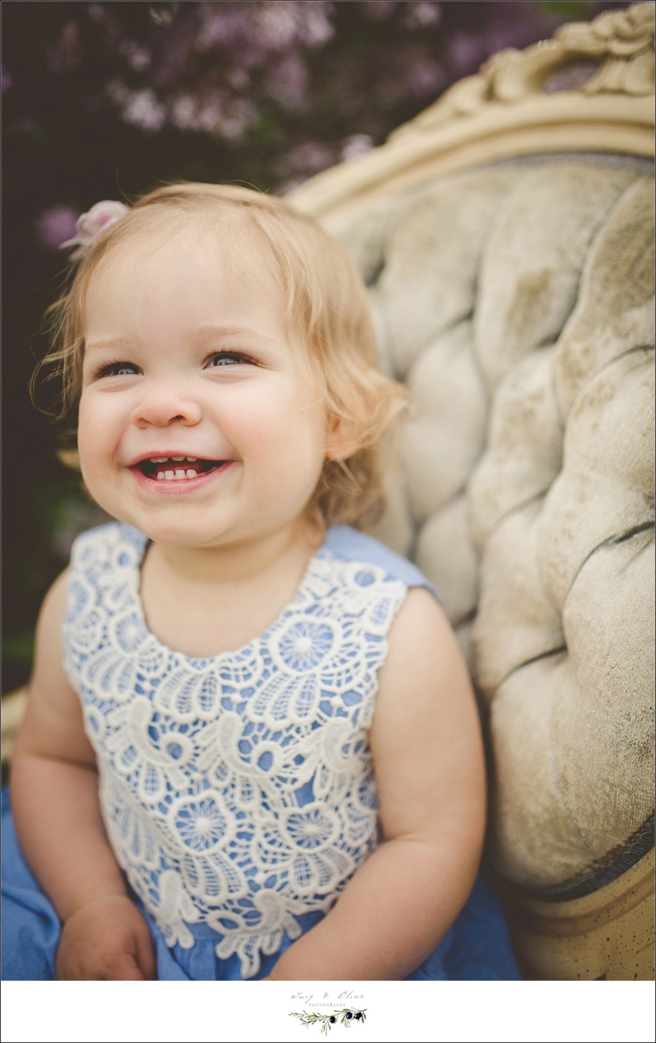 all smiles, little cherub, laughter, chair, mini sessions