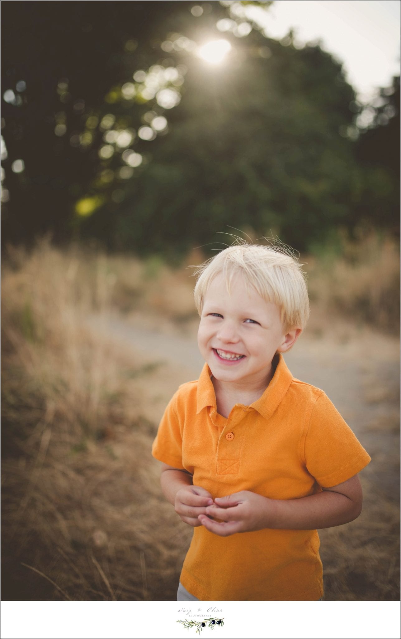 cute kid, orange shirt