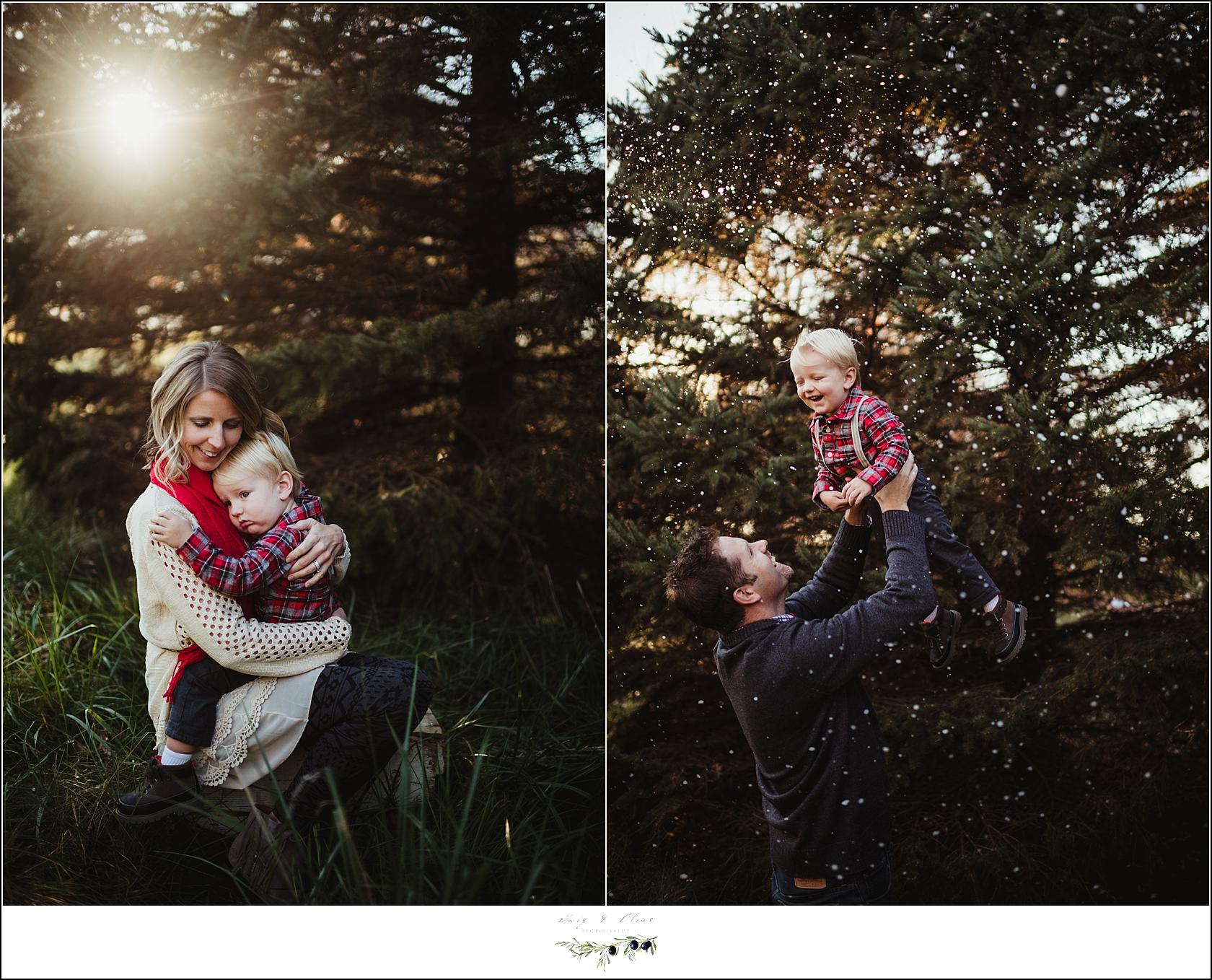 Madison Wisconsin Winter Family Photography Session