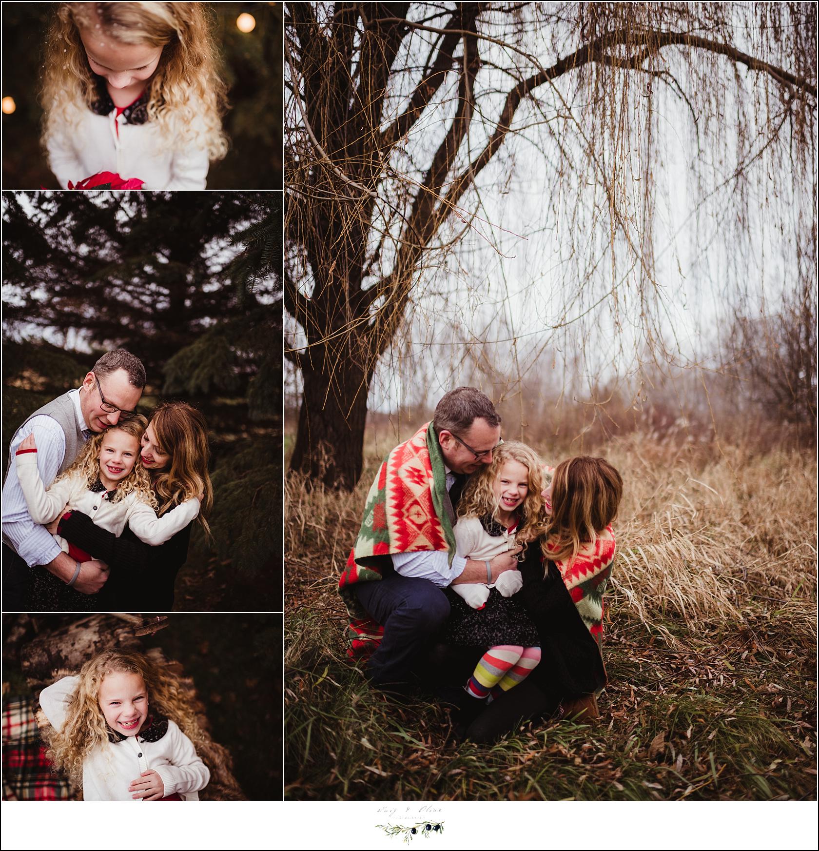 Winter Outdoor Family Photographs