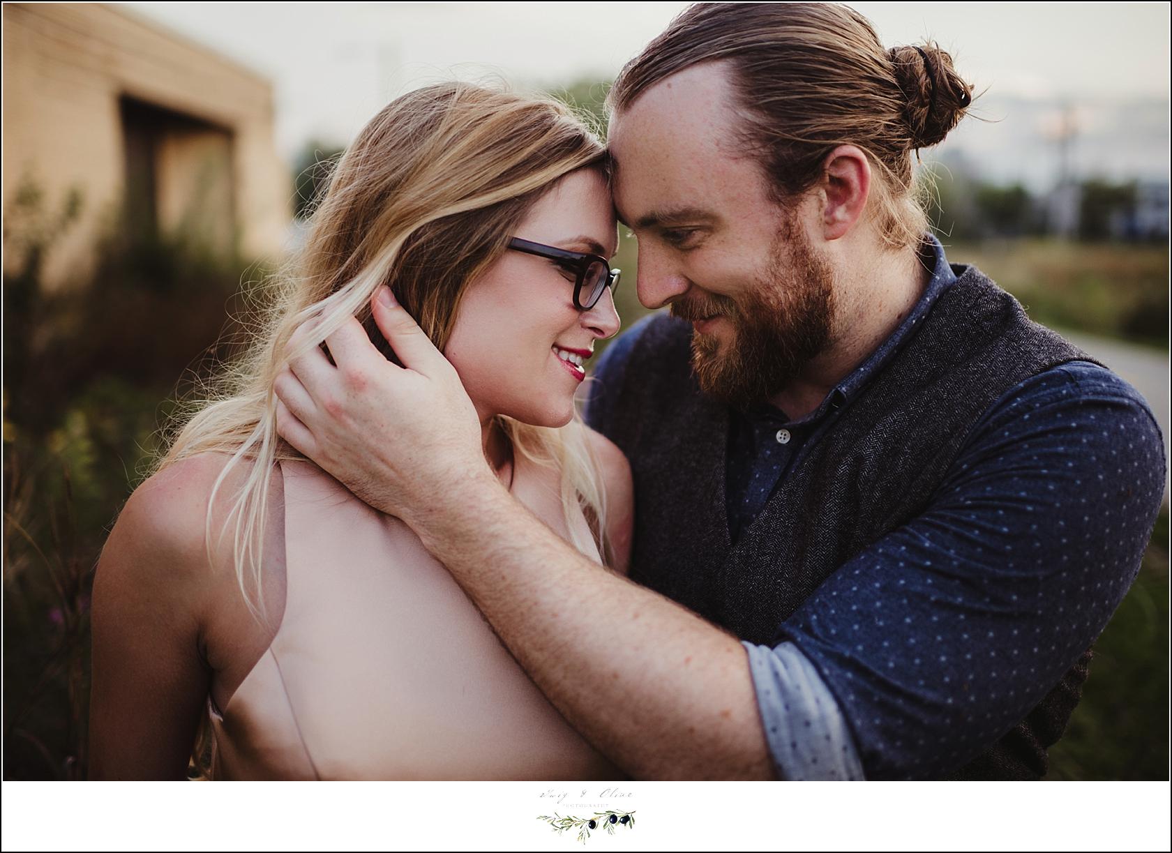 Outdoor engagement session WI